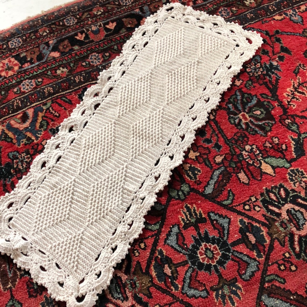 Runner rug, handmade in Brazil
